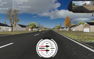 residential driving simulation. 