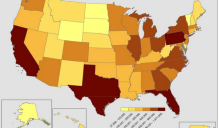 Zoom image: Vet population Map of USA
