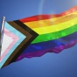 Progressive pride flag. 