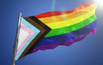 Progressive Pride Flag. 