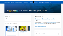 In the navbar, select the “Grades” button (or, select Instructor Only, Course Admin and select Grades from the list). 