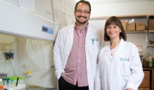 Yannick Poitelon, PhD (left), and M. Laura Feltri, MD. 