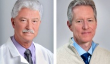 (from left to right) Steven J. Fliesler, PhD, and Lawrence Wrabetz, MD. 