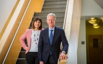 Laura Feltri & Lawrence Wrabetz. 