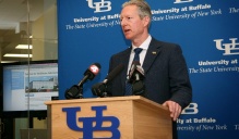 Lawrence Wrabetz giving state address. 
