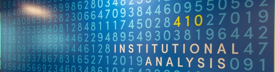 Wall design at Institutional Analysis office in Crofts Hall. Photographer: Meredith Forrest Kulwicki. 