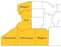 counties map. 