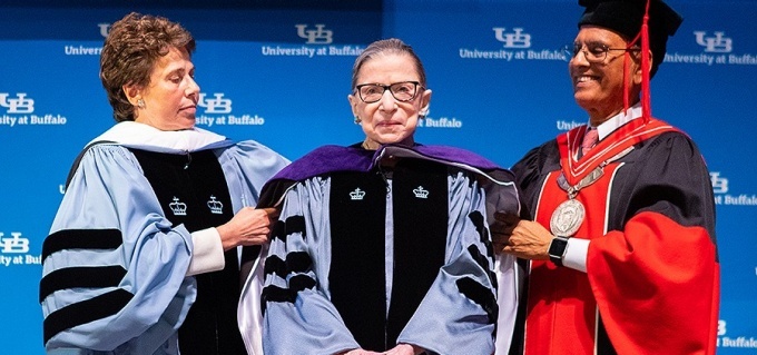 Ruth Bader Ginsburg SUNY Honorary Degree Conferral. 