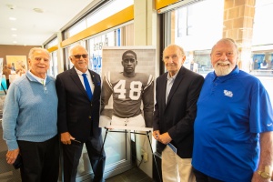 UB formally named the Willie R. Evans Quadrangle during a ceremony in September 2022 that was attended by Evans' family members, including his widow, Bobbie, and UB administrators. Evans was a star running back of the 1958 UB football team. Evans Quad is part of the Ellicott Complex on North Campus. 