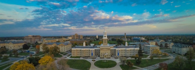 aerial view of south campus. 