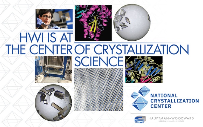 crystallization science graphic. 