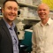 Drs. Snell and Selitto in lab. 