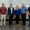 six people posing including dr. lisa keefe. 