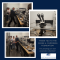 a montage of three photos with three people posing with laboratory equipent and one picture a closeup of a microscope. There is a message that says, 'Thank you to the John H. Cummings foundation for funding our new aenerobic chamber'. 