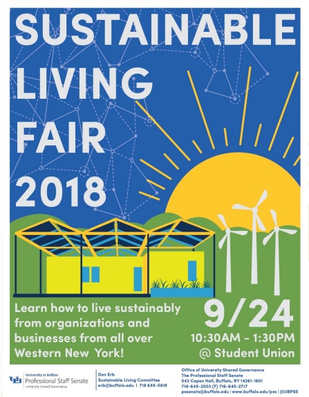 Flyer for Sustainable Living Fair. 
