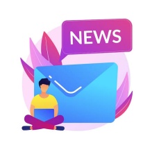 E-Newsletter clipart. 