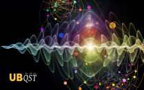 Quantum wave with "UBQST" written in bottom left corner of image. 