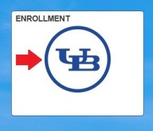 Arrow pointing to Enrollment tile. 