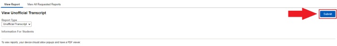 Arrow pointing to Submit button. 