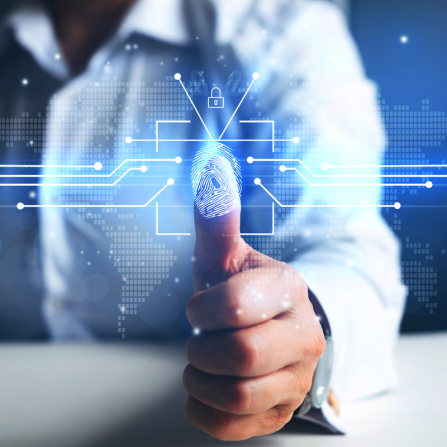 Secure fingerprint identification using biometric technologies. 