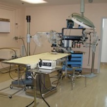 animal research operating suites. 