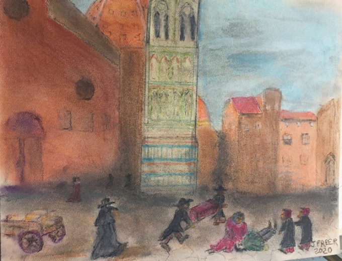 Pastel by Jack Freer. 