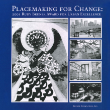 Cover of Urban Excellence 2001 Book. 