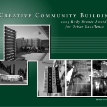 Cover of Urban Excellence 2003 Book. 
