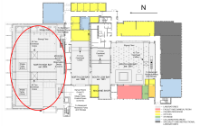 drawing of north high bay. 