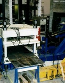 large bearing testing machine. 