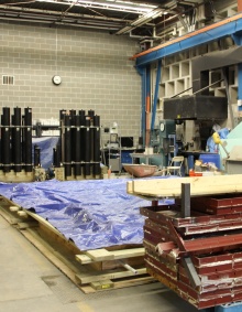 Material storage. 