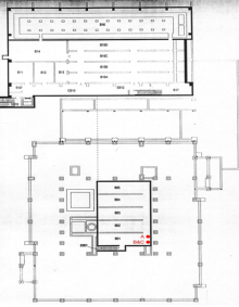 Zoom image: Figure 7.1: Ketter Hall basement floor evacuation plan (click to enlarge) 