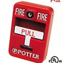 fire alarm pull station. 