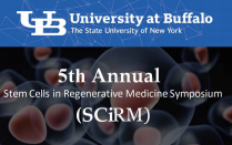 Title of 5th annual symposium over images of stem cells. 