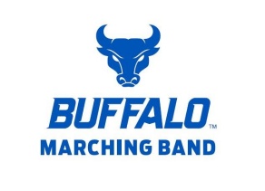 University at Buffalo Marching Band spirit mark. 