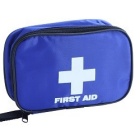 first aid kit. 