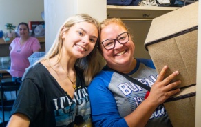 Move in day is always exciting for new campus residents.