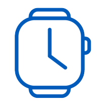 Smart watch icon. 