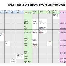 Zoom image: Picture of TASS Drop-in Tutoring hours 