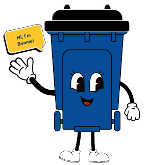 Bonnie the ReUSE Move-out Bin. 