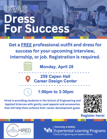 SEAS Dress for Success Poster. 