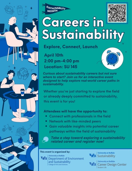 climate connections event poster. 