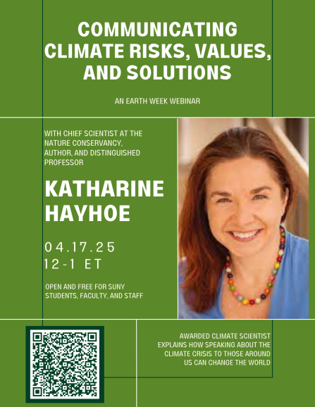 Katharine Hayhoe poster. 