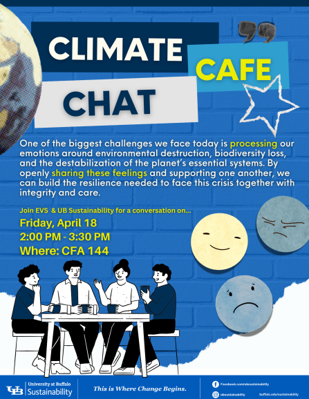 climate cafe event poster. 
