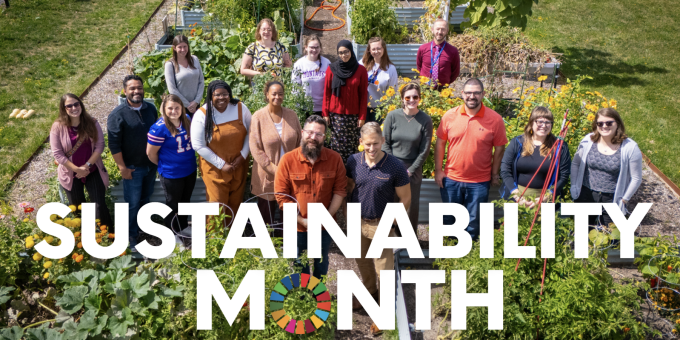 Gardeners at the Harvest Celebration. 