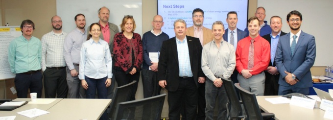 Members of the Western New York Clean Energy Workforce Development Advisory group.