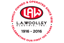 L.A. Wooley Electric, Inc. logo. 
