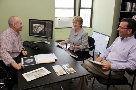 Our Lady of Victory Homes of Charity leadership team members, from left: Tom Lucia, Director of Annual Giving; Melinda Buckley, Chief Financial Officer; and David Kersten, Chief Executive Officer. 