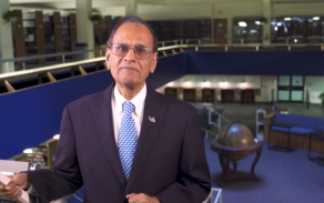 President Satish K. Tripathi. 