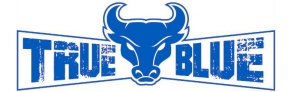 True Blue student club logo. 